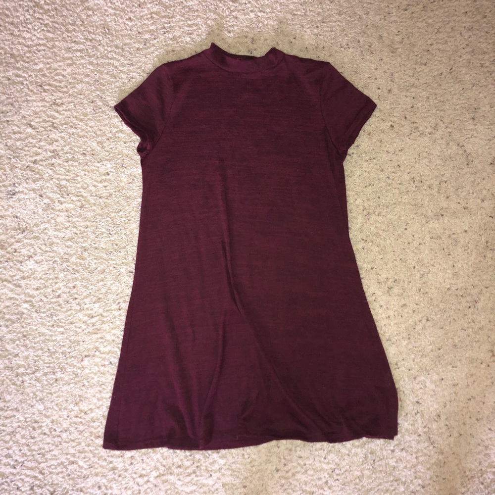T shirt dress // sweater material